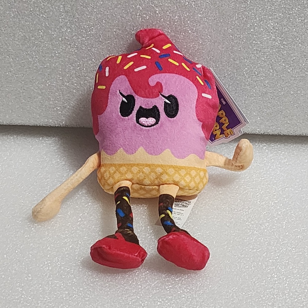 The Pineapple Popcorn Show SCOOPS Plush Bean Bag 8" New 810051826098